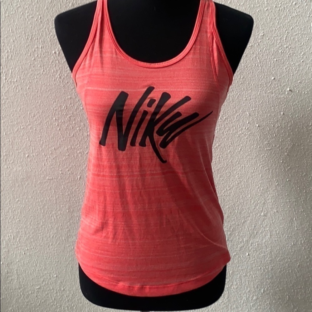 Red Nike tank, XS cutout back